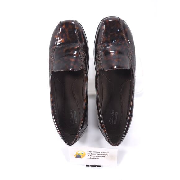 Clarks Collection Casual Slip On Loafer Flat Womens Size 7 15260 Black - Picture 6 of 9